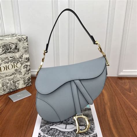 baby blue dior saddle bag|christian Dior saddle bag blue.